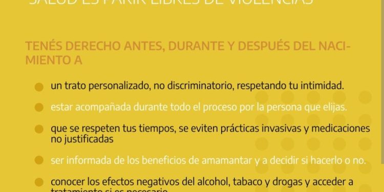 Se celebró la Semana del Parto Respetado