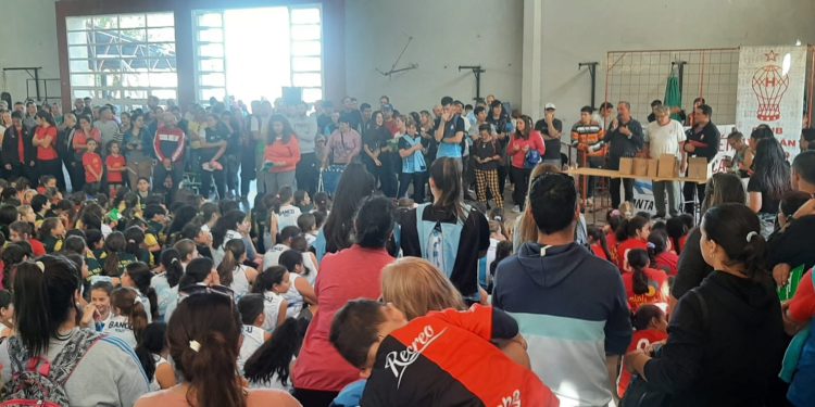 Recreo fue sede de Mini Vóley