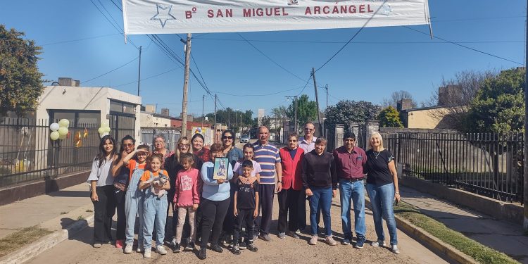 40 años del Barrio San Miguel Arcángel: Los vecinos lo celebraron