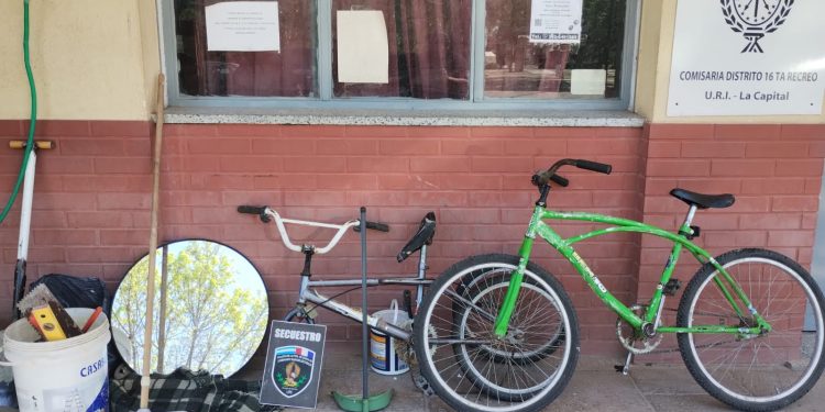 Recreo: Recuperaron varios elementos