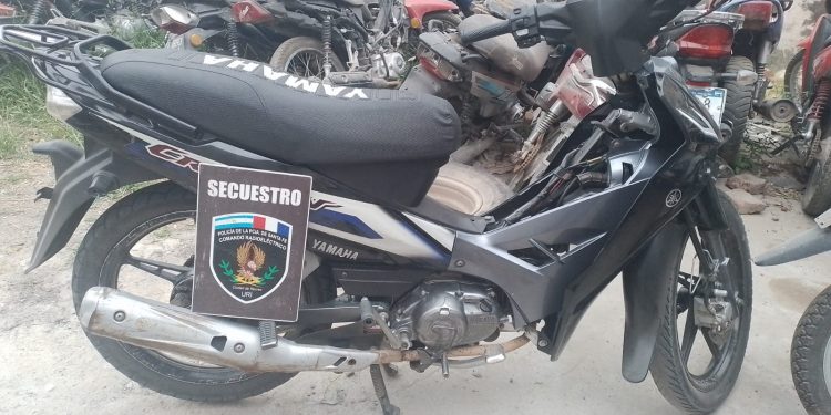 Recuperaron una moto