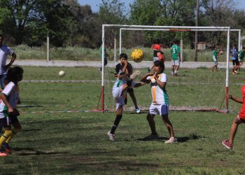 Más de 300 niños participaron de un Encuentro de Fútbol