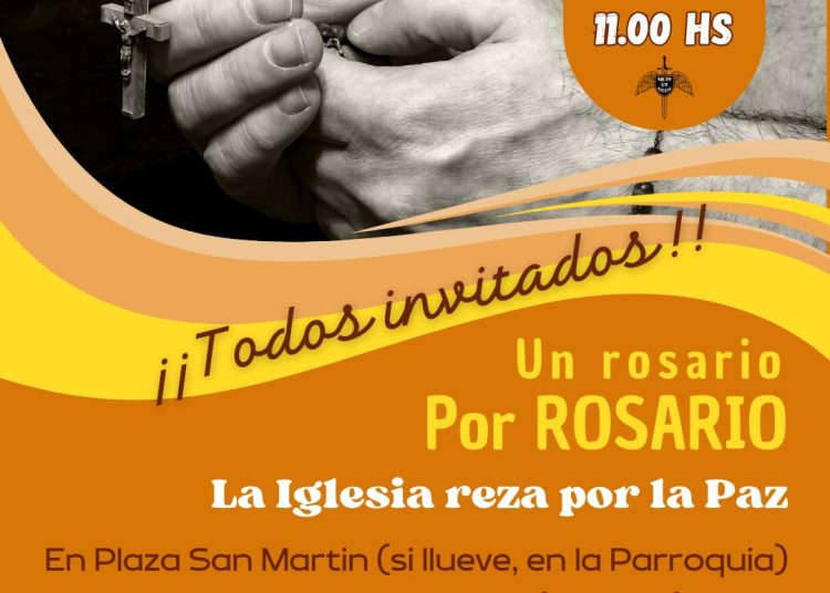 Rezarán un rosario por Rosario